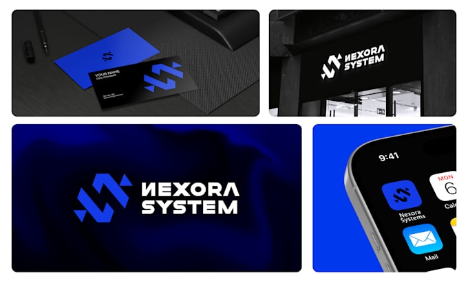 design a modern minimalist brand identity and logo