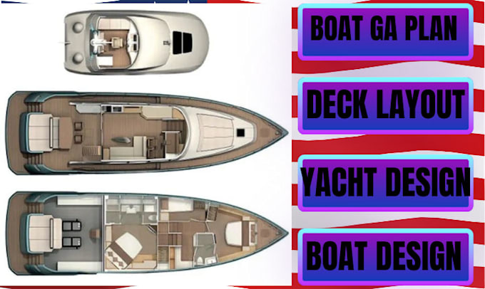 create professional general arrangement ga drawings for vessel
