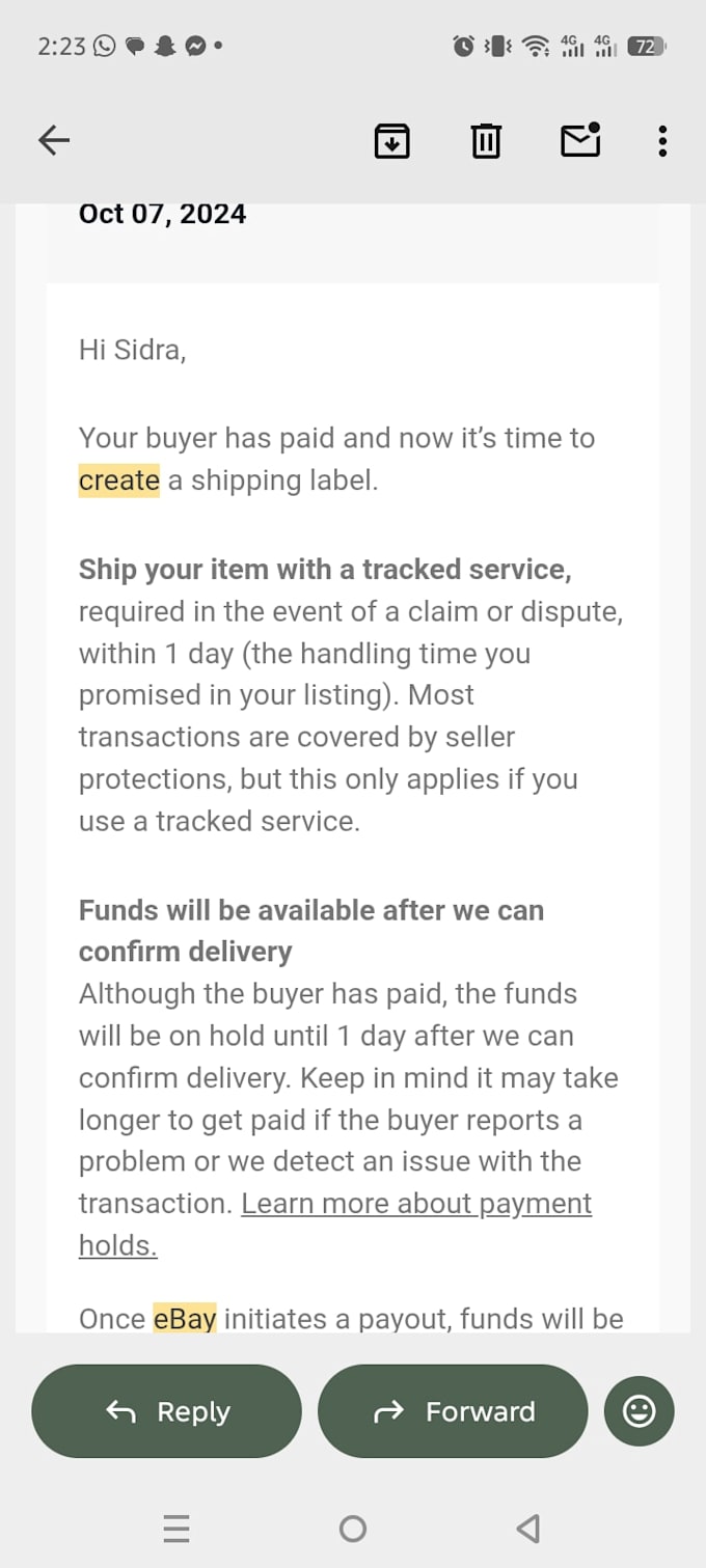 create ebay etsy account full setting account