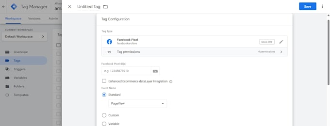 setup facebook conversion api, meta pixel by gtm