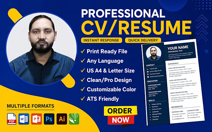 write professional construction resume UK CV europass CV