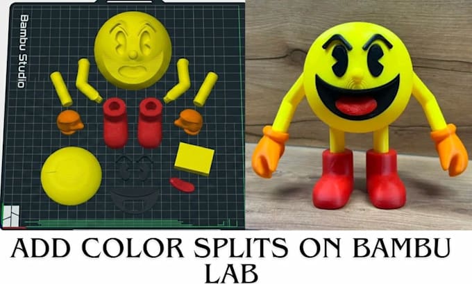add color split 3d models convert stl to 3mf multipart 3d printing bambu lab