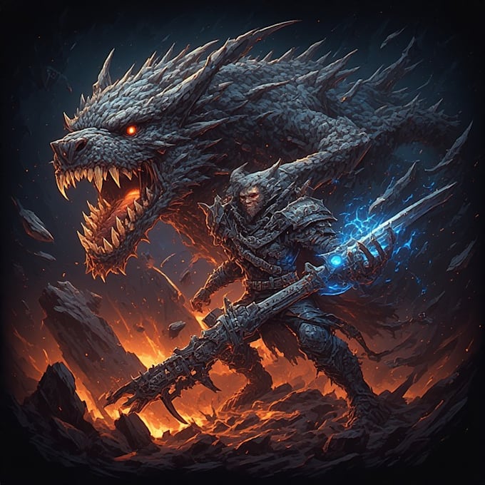 design a metal album cover artwork