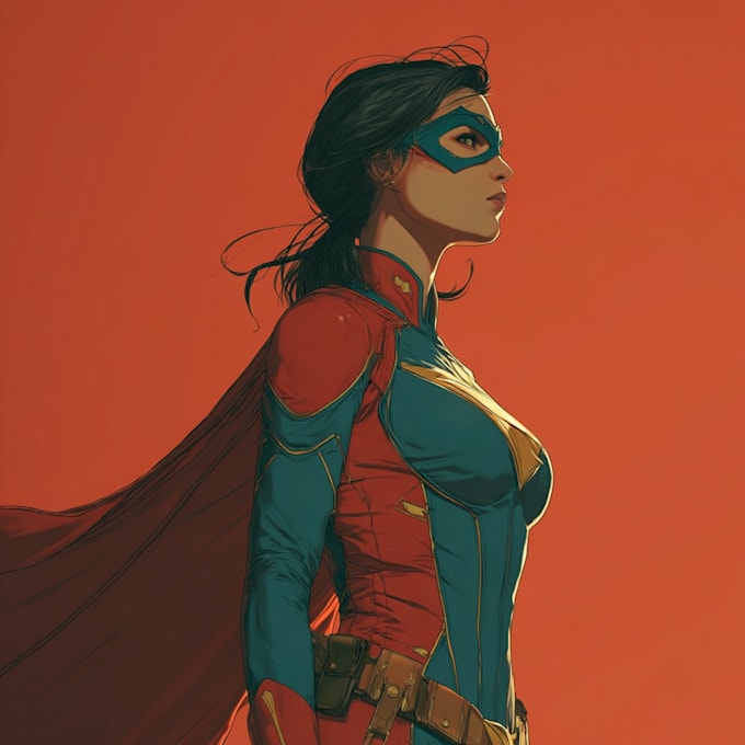 design professional superhero artwork