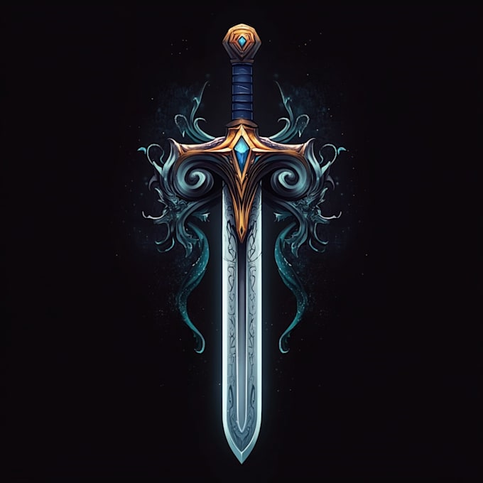 unique and detailed fantasy logo