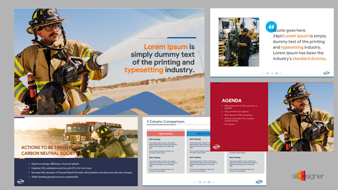 custom branded presentation template design in pptx, keynote