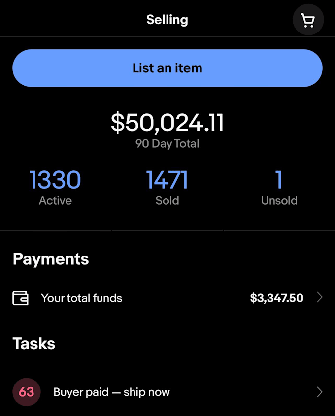 do manage your ebay dropshipping store on profit share