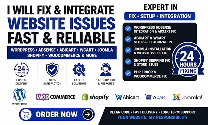 do wordpress adsense integration fix ads txt abicart wcart joomla website issues