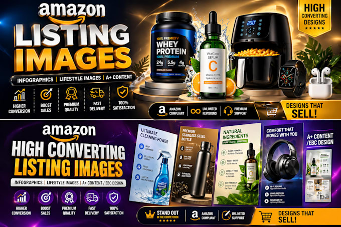 design amazon a plus content and amazon infographic images