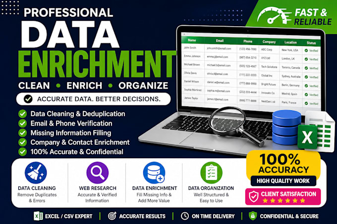 provide accurate and verified data enrichment