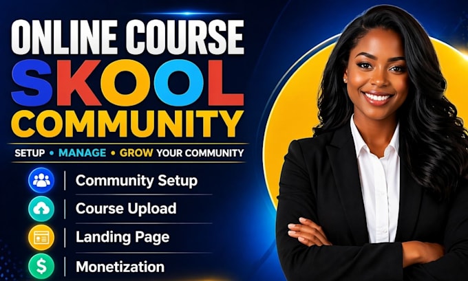setup skool online community skool community setup skool community manager