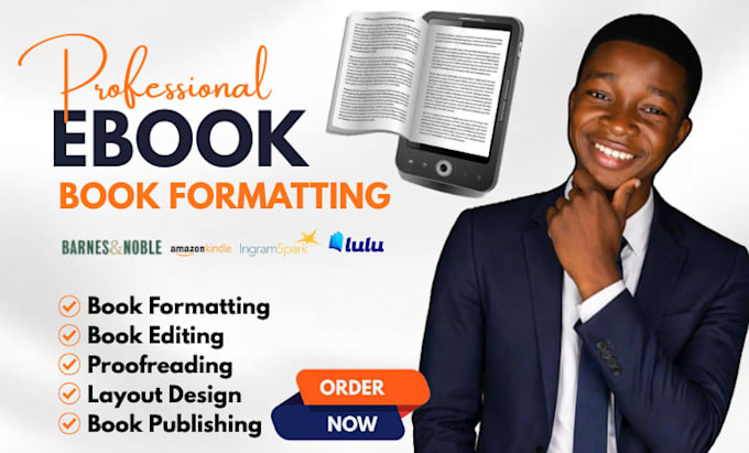 professionally format your ebook to epub for kindle