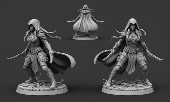 custom 3d miniatures warhammer dnd tabletop figurine models for 3d printing