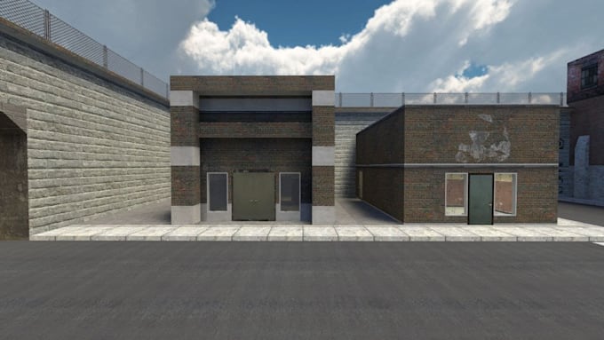 design custom gmod map  for garrys mod with custom texture and optimization