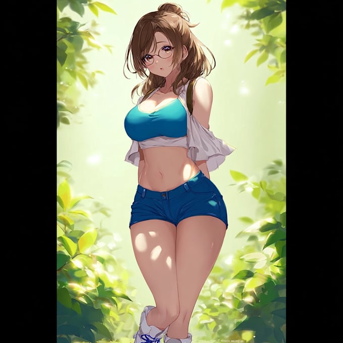 do a anime character and original character