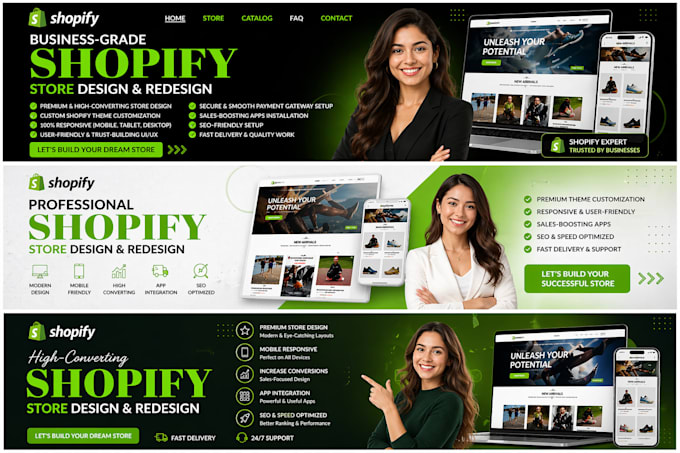 design or redesign shopify website, shopify store design, shopify expert