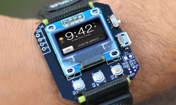 design wearable pcb for smartwatch, fitness tracker and health device