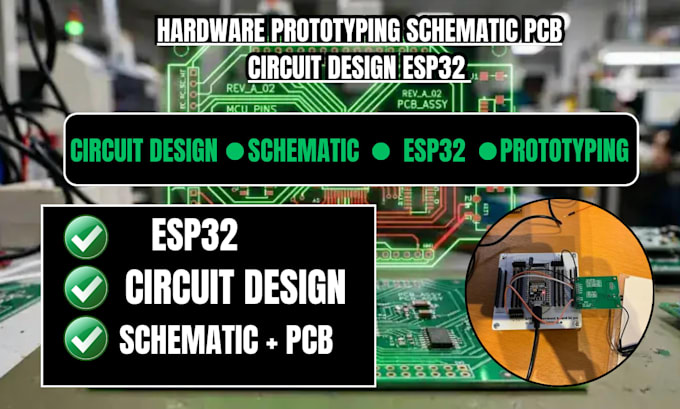 make hardware prototyping schematic pcb circuit design esp32 arduino stm32
