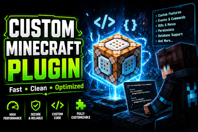 code a custom minecraft plugin for your server