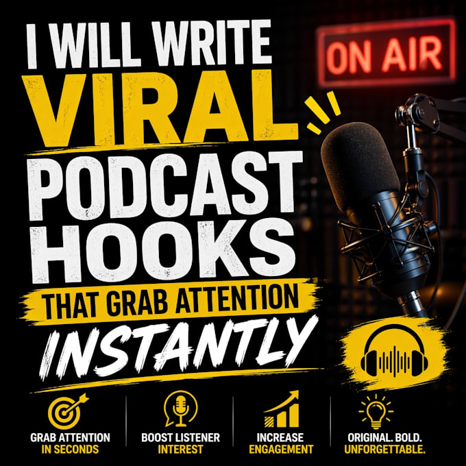 write viral podcast hooks that grab attention instantly