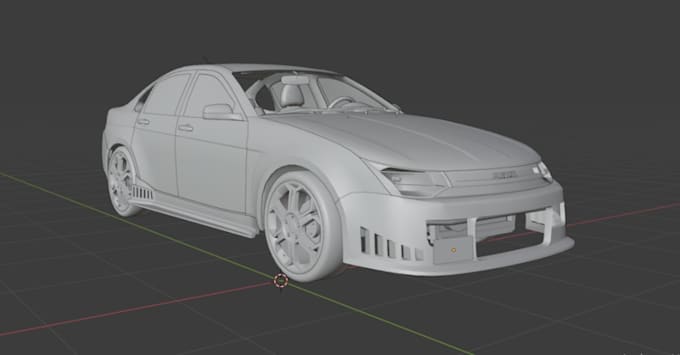 Modelo de coche 3d realista, modelo de coche 3d imprimible, modelo de ...