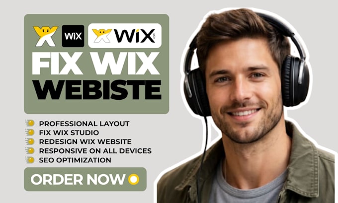 fix wix website, edit wix site, wix mobile responsiveness, wix redesign