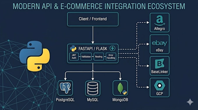 build fastapi or flask rest API with database design