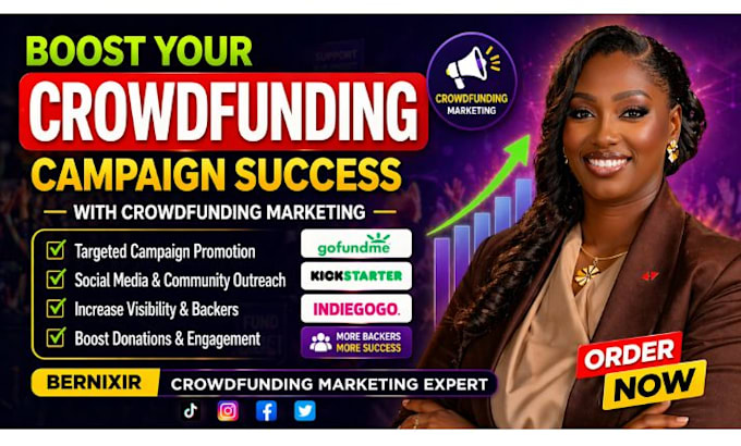 do crowdfunding promotion, gofunndme campaign, fundraising, get donor, crowdfund