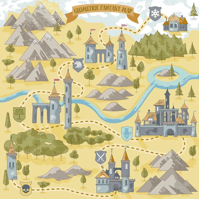 design custom game maps, fantasy maps, and level layouts
