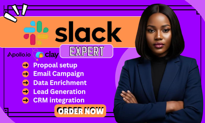 setup apollo, clay, integrate zapier, gmail, slack, activecampaign automation