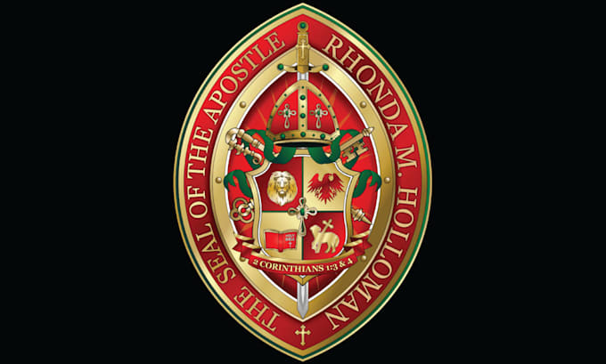 create stunning church seal logo from scratch