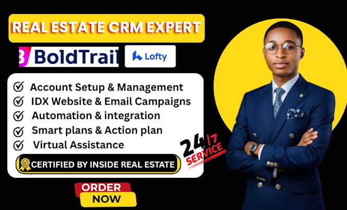 setup lofty crm, follow up boss, lofty, kvcore boldtrail lofty smart plan