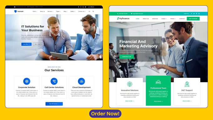 design a pro coaching consulting website wix  wordpress corporate website