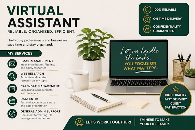 be your virtual assistant to help you with email and searching