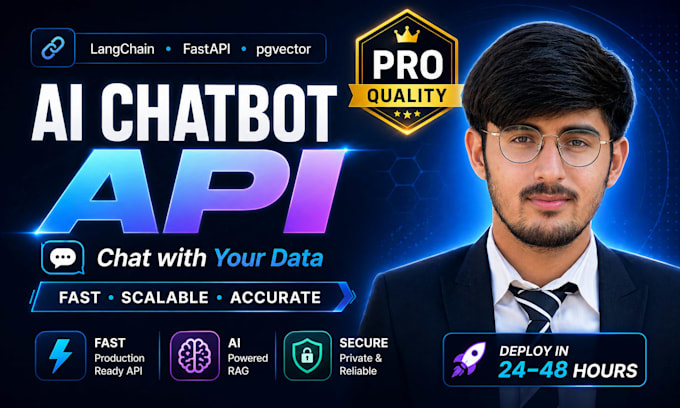 build a rag chatbot API with langchain and fastapi