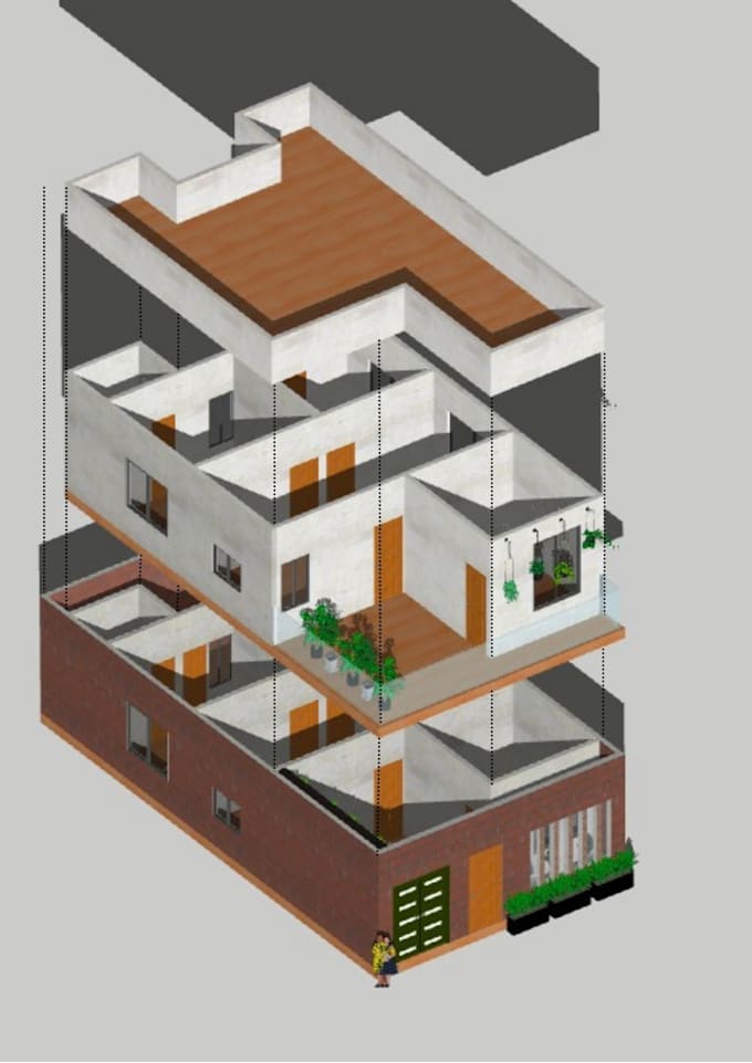 create modern house 3d interior design