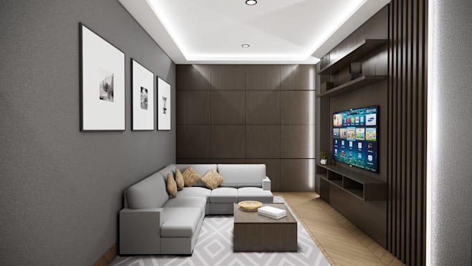 design and render realistic interior spaces