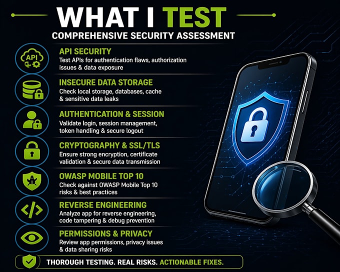 perform android and ios mobile app penetration testing