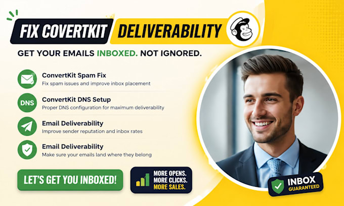 fix convertkit deliverability spam fix convertkit damain convertkit dns