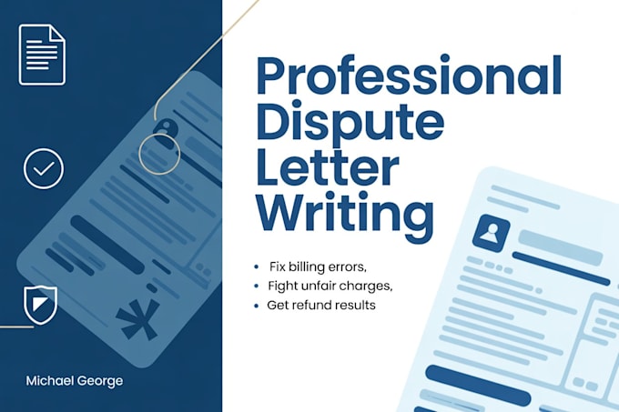 write a dispute letter for charges, bills, or services