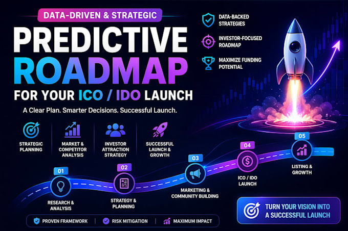 develop a predictive roadmap for your ico or ido launch