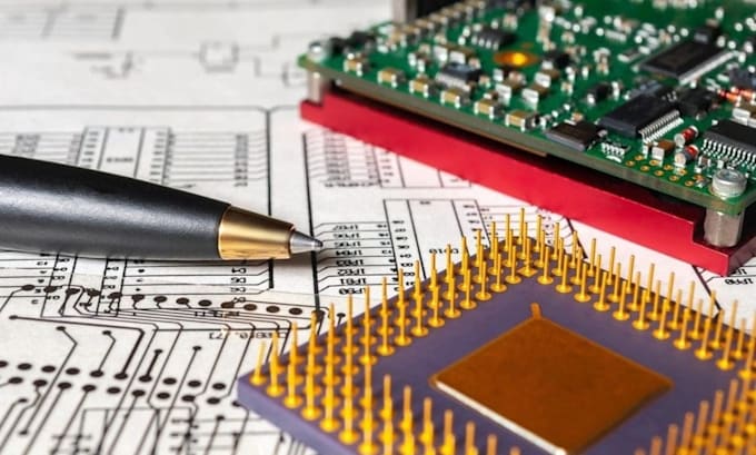 design schematic for smartwatch, wearable and health device hardware