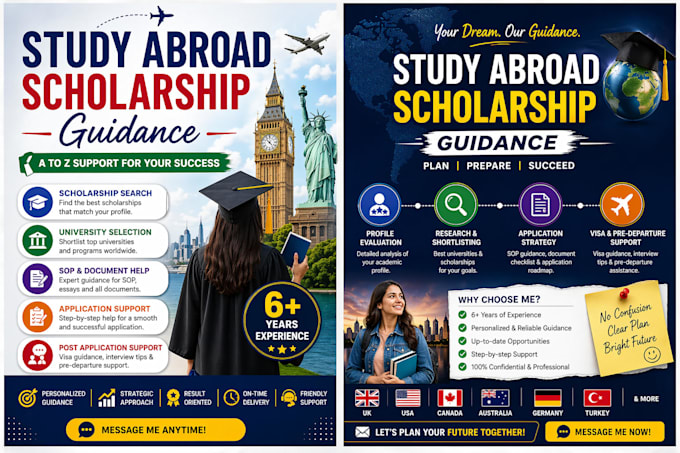 guide you a to z for study abroad scholarships