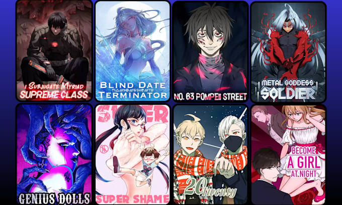 ghostwrite webtoon, manga, anime script or comic book story