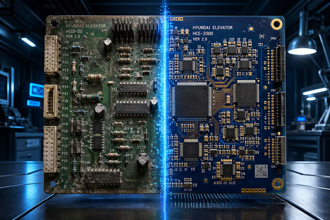 reverse engineer and modernize obsolete elevator pcbs