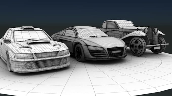 do scale model 3d car model diecast model vehicle design for printable model