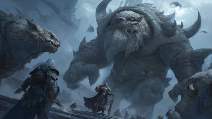 Create fantasy concept art, creatures and characters design by ...