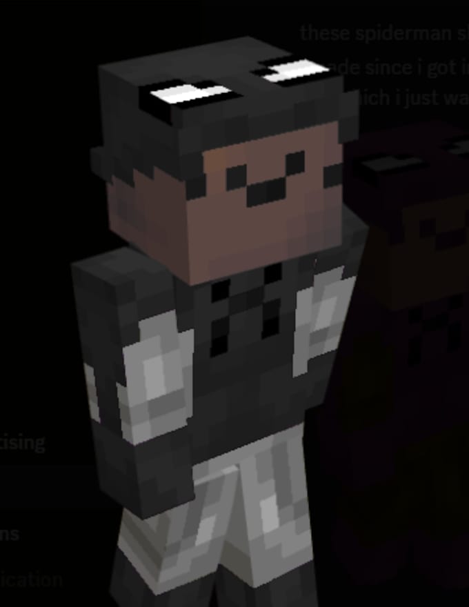 make custom minecraft skin from your character anime,pvp, youtube mc