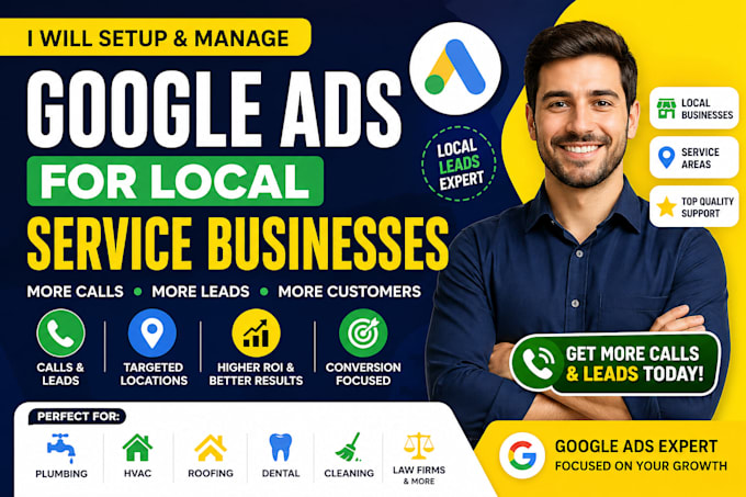 setup and manage google ads for local service businesses