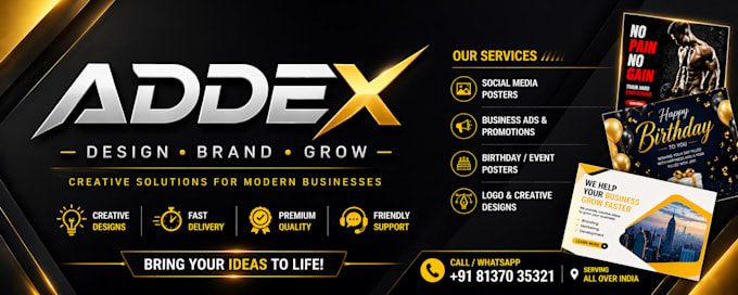 create professional business posters and event posters